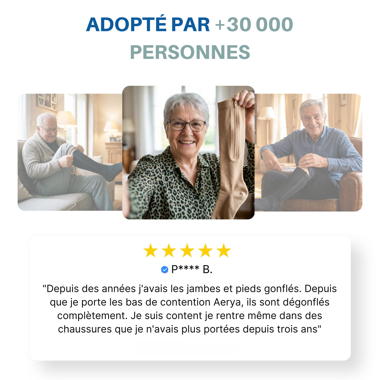 Aerya ZipFlow™ – Bas de Contention Zippés
