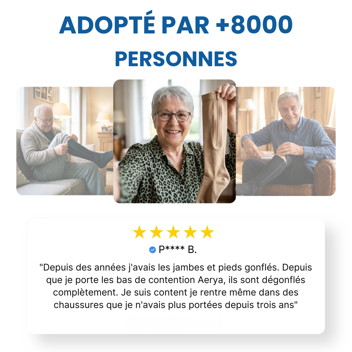 Aerya ZipFlow™ – Bas de Contention Zippés