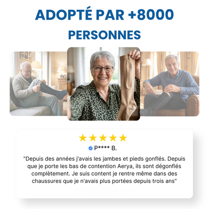 Aerya ZipFlow™ – Bas de Contention Zippés